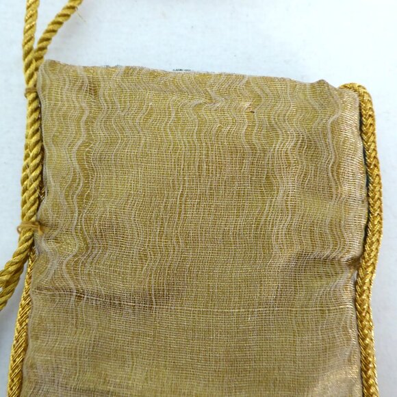 NEW 6” EMBROIDERED BEADED MINIATURE CHRISTMAS STOCKING ORNAMENT GIFT CARD HOLDER - Picture 12 of 14